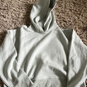 zara cropped hoodie